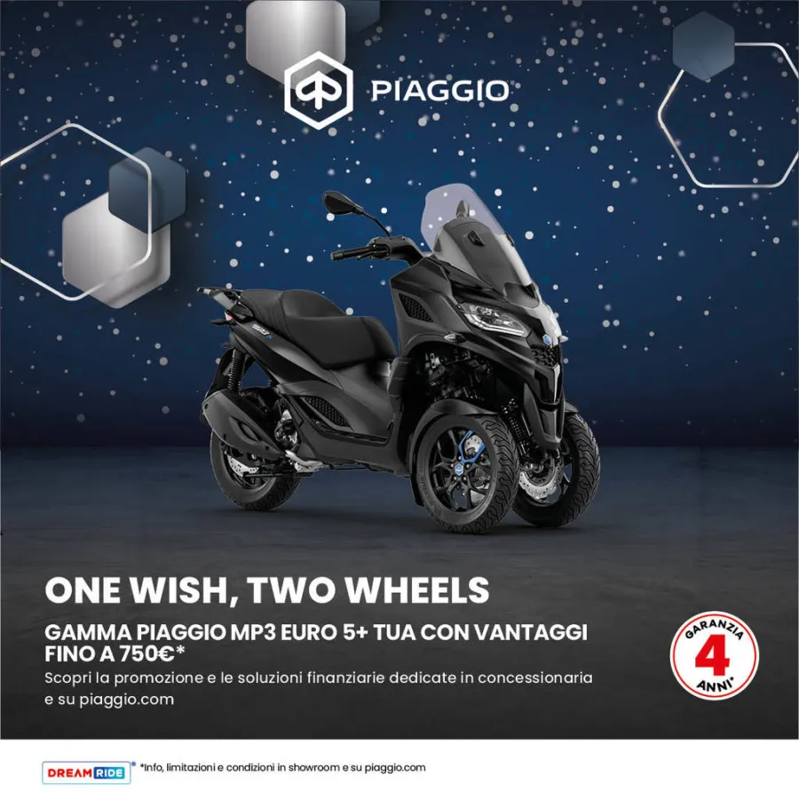 PIAGGIO MP3 TUO CON VANTAGGI FINO A 750€. 