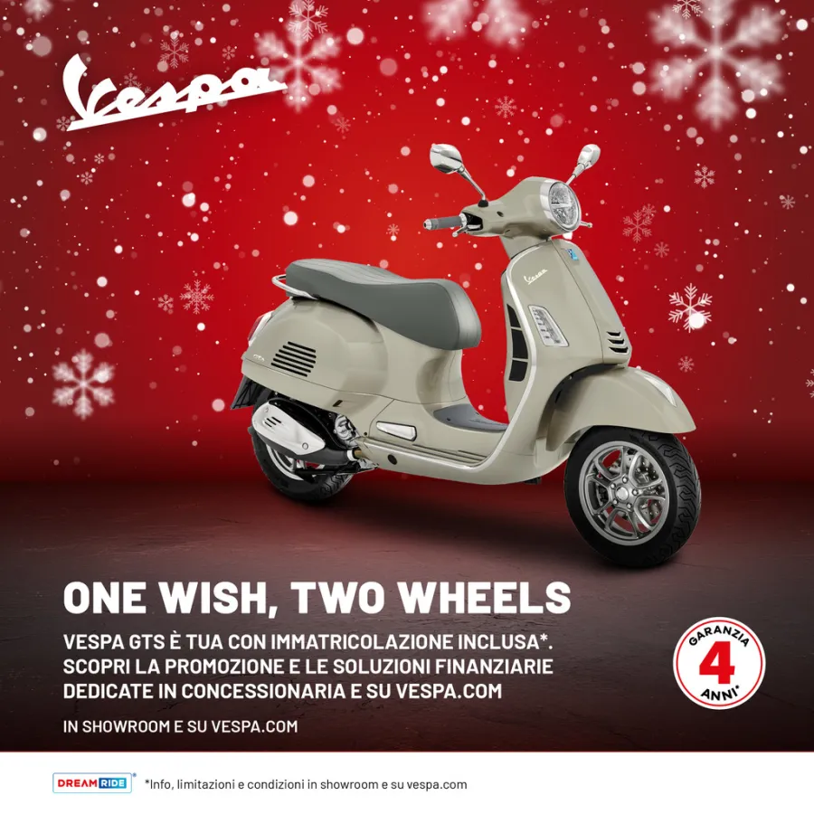 Vespa Primavera tua chiavi in mano con rate da 89€ al mese (TAN 5,99%, TAEG 9,11%) 